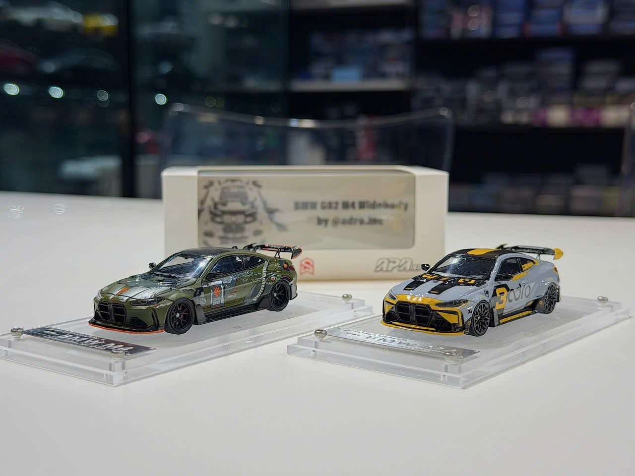 XE MÔ HÌNH BMW M4 SECOND BATCH FOSHAN APAXPO EDITION,TỶ LỆ  1/64 STREET WARRIOR