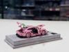 XE MÔ HÌNH PORSCHE 911 GT3 RS PINK DINOSAUR,TỶ LỆ 1/64 DWM
