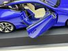 XE MÔ HÌNH LEXUS LC500H BLUE,TỶ LỆ 1/18 DEALER LEXUS