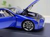 XE MÔ HÌNH LEXUS LC500H BLUE,TỶ LỆ 1/18 DEALER LEXUS