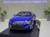 XE MÔ HÌNH LEXUS LC500H BLUE,TỶ LỆ 1/18 DEALER LEXUS