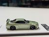 XE MÔ HÌNH NISSAN GT-R R34 SKYLINE NISMO Z-TUNE GREEN,TỶ LỆ 1/64 SACRILEGIOUS AUTO MODEL