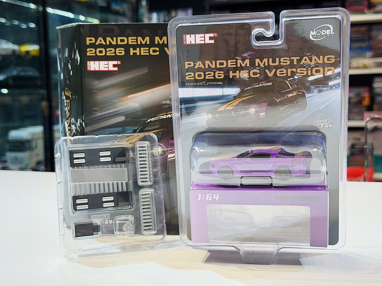 XE MÔ HÌNH PANDEM MUSTANG HEC 2026,TỶ LỆ 1/64 MODEL MODEL
