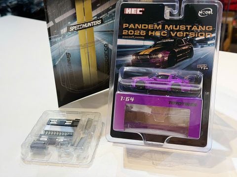  XE MÔ HÌNH PANDEM MUSTANG HEC 2026,TỶ LỆ 1/64 MODEL MODEL 