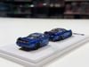 XE MÔ HÌNH HONDA NSXTRA BY CHRIS CUT BLUE,TỶ LỆ 1/64 FINCLASSICALLY