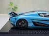 XE MÔ HÌNH KOENIGSEGG REGERA BABY BLUE,TỶ LỆ 1/18 FRONTIART