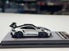 XE MÔ HÌNH HEC - PORSCHE 992 GT3 RS METALLIC SILVER,TỶ LỆ 1/64 VMB