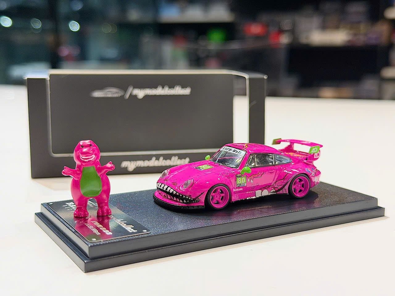 XE MÔ HÌNH PORSCHE 993 RWB PINK,TỶ LỆ 1/64 MY MODELCOLLECT