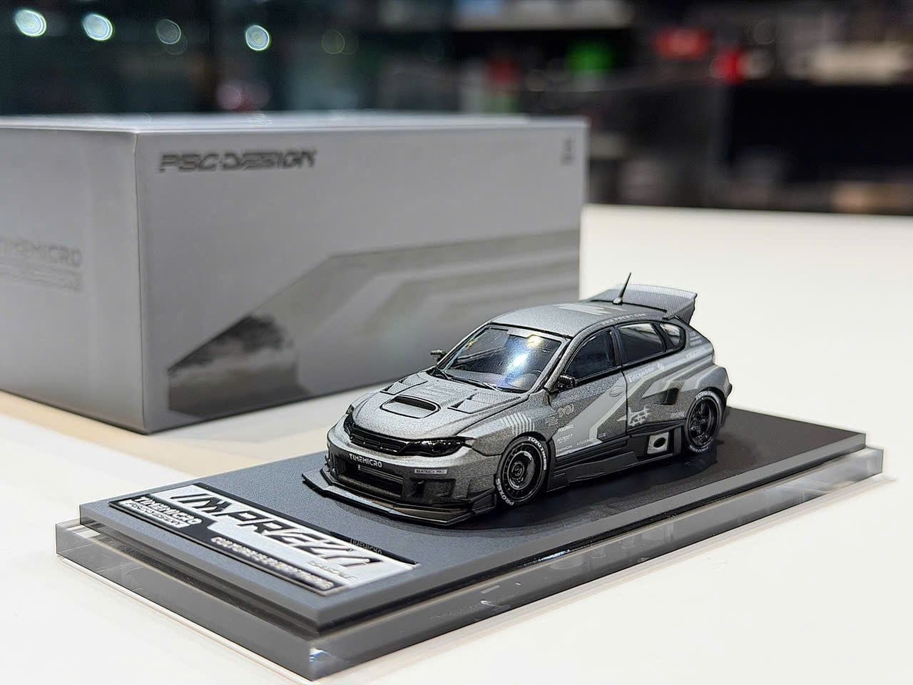 XE MÔ HÌNH SUBARU IMPREZA RAID,TỶ LỆ 1/64 TIME MICRO