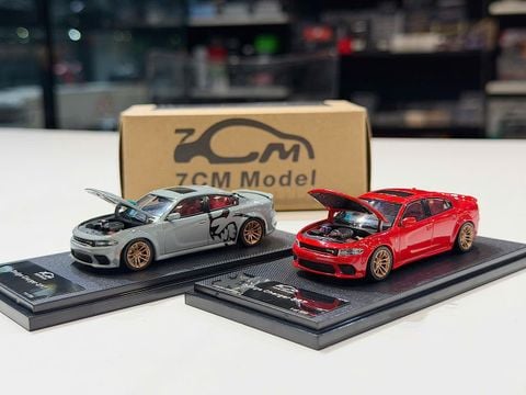  XE MÔ HÌNH DODGE CHARGER SRT HELLCAT 2023,TỶ LỆ 1/64 7CM 