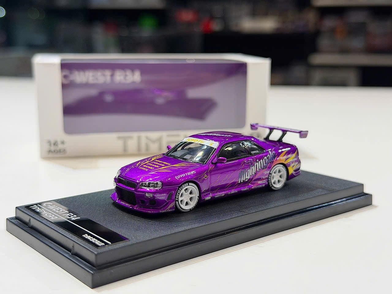 XE MÔ HÌNH NISSAN SKYLINE GT-R R34 