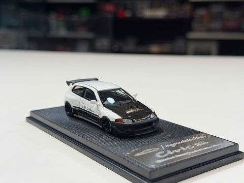  XE MÔ HÌNH HONDA CIVIC TYPE R EK6 FUJIKAWA TOFU,TỶ LỆ 1/64 MY MODELCOLLECT 