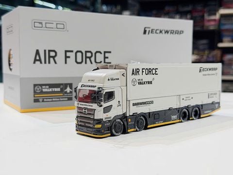  XE MÔ HÌNH HINO PROFIA 2018 AIR FORCE,TỶ LỆ 1/64 GCD 