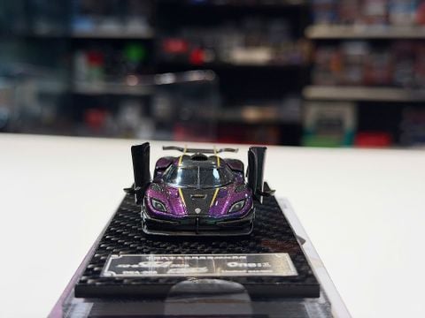  XE MÔ HÌNH KOENIGSEGG ONE:1 CHEMELEON,TỶ LỆ 1/64 DEMON KING 