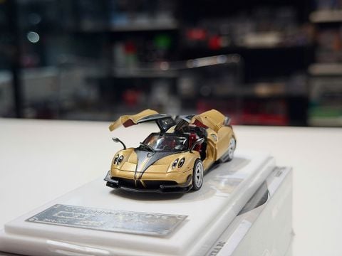  XE MÔ HÌNH HEC 2026 - PAGANI HUAYRA BC GOLD,TỶ LỆ 1/64 DEMON KING 