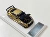XE MÔ HÌNH HEC - NISSAN GT-R R35 LBWK GOLD,TỶ LỆ 1/64 DEMON KING