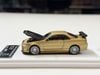 XE MÔ HÌNH HEC - NISSAN GT-R R34 SKYLINE GOLD,TỶ LỆ 1/64 DEMON KING