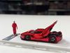 XE MÔ HÌNH FERRARI LAFERRARI LEWIS HAMILTON,TỶ LỆ 1/64 STREET BUSTER