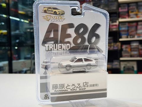  XE MÔ HÌNH TOYOTA COROLLA AE86 GT-APEX,TỶ LỆ 1/64 SONIC GEAR 