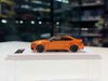 XE MÔ HÌNH MERCEDES BENZ C63S COUPE AMG ORANCE,TỶ LỆ 1/64 HOWIE MODEL