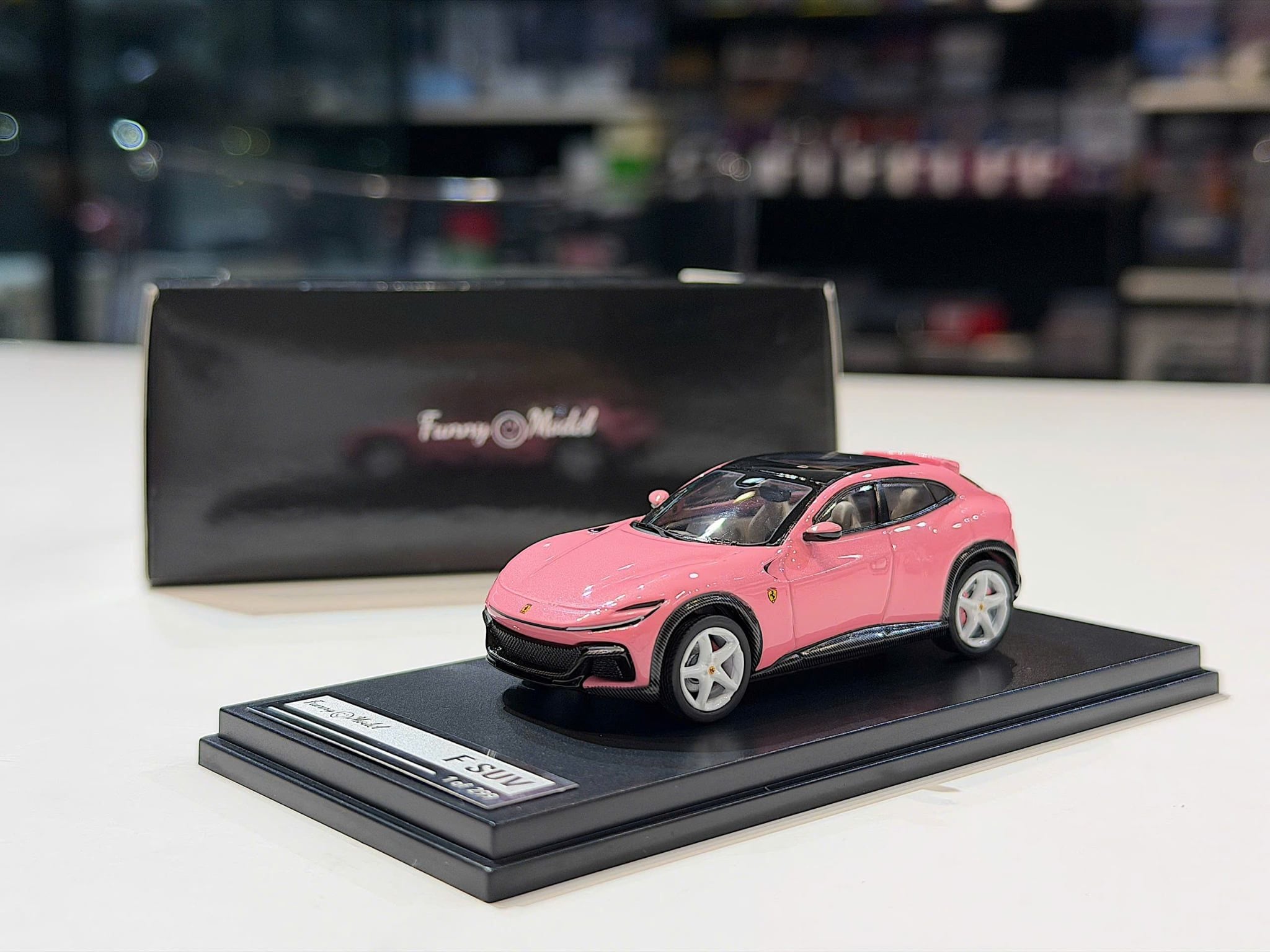 XE MÔ HÌNH FERRARI PUROSANGUE PINK,TỶ LỆ 1/64 FUNNY MODEL