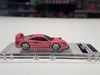 XE MÔ HÌNH FERRARI F40 PINK,TỶ LỆ 1/64 FINCLASSICALLY