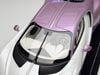 XE MÔ HÌNH BUGATTI TOURBILLON METALLIC PINK / PEARL WHITE,TỶ LỆ 1/18 HENSON HEAVEN