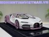 XE MÔ HÌNH BUGATTI TOURBILLON METALLIC PINK / PEARL WHITE,TỶ LỆ 1/18 HENSON HEAVEN