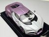 XE MÔ HÌNH BUGATTI TOURBILLON METALLIC PINK / PEARL WHITE,TỶ LỆ 1/18 HENSON HEAVEN