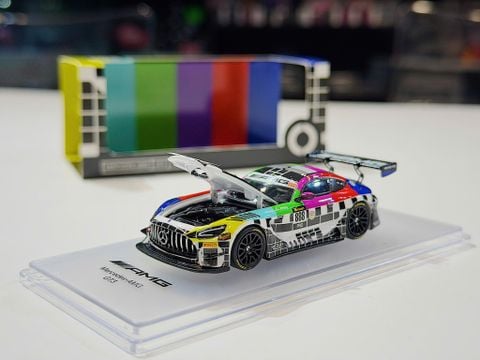  XE MÔ HÌNH MERCEDES BENZ AMG GT3,TỶ LỆ 1/64 KILO 