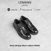  Giày da bò Derby Wingtip Black LeMans DB02D, bảo hành 24 tháng 