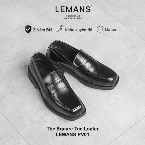  The Square Toe Penny Loafer Back LeMans PV01, bảo hành 24 tháng 