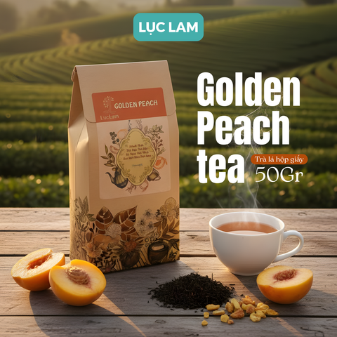  Trà Hoa Thảo Mộc Golden Peach  - HỘP 50g 