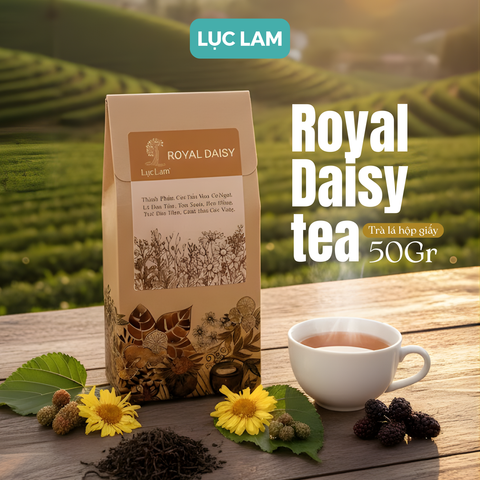  Trà Hoa Thảo Mộc Royal Daisy HỘP 50g 
