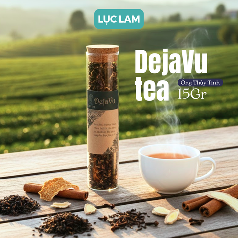  Trà Hoa Thảo Mộc Deja Vu - Ống Thủy Tinh Nút Bần  15g 