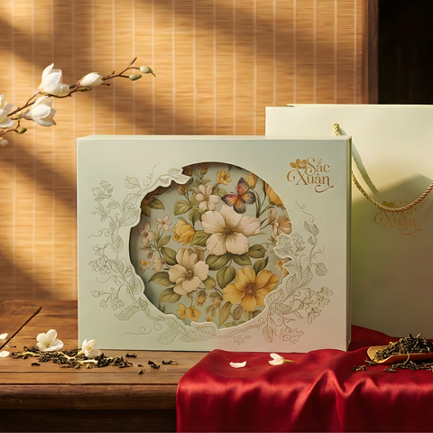  Hộp Quà Tết Ngọc Sắc Xuân - Quà Tết - Quà Tặng Doanh Nghiệp 