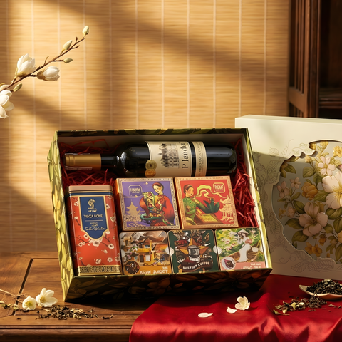  Hộp Quà Tết Ngọc Sắc Xuân - Quà Tết - Quà Tặng Doanh Nghiệp 