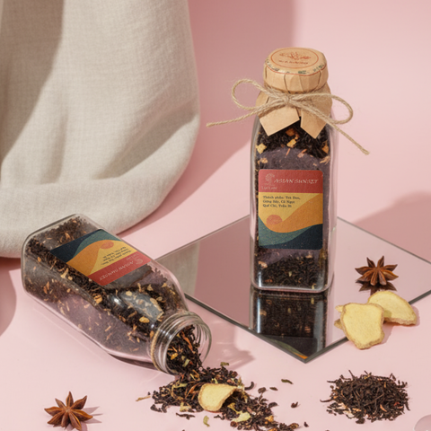  Trà Hoa Thảo Mộc Asian Sunset - Chai thủy tinh vuông 