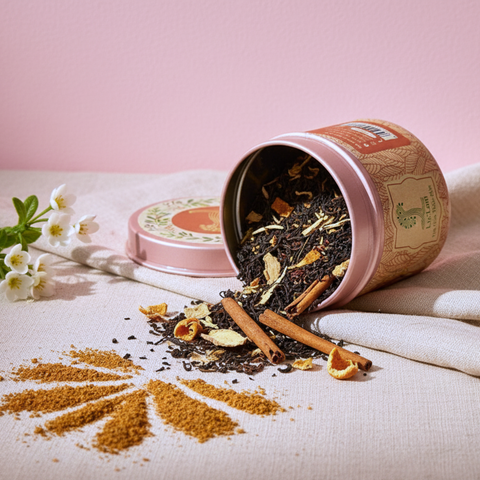  Trà Hoa Thảo Mộc  Asian Sunset - Lon thiếc 30g 