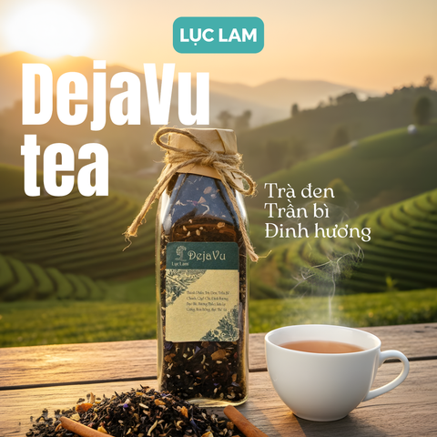  Trà Hoa Thảo Mộc DéJa` Vu - Chai thủy tinh vuông 
