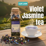  Trà Hoa Thảo Mộc  Violet Jasmine - Chai thủy tinh vuông 