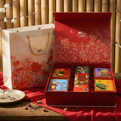  Hộp Quà Tết Sắc Xuân - Quà Tết - Quà Tặng Doanh Nghiệp 