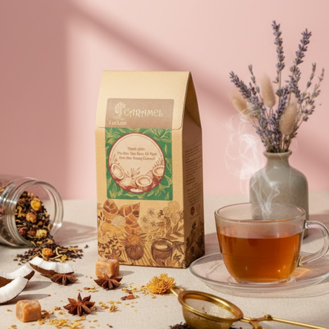  Trà Hoa Thảo Mộc Caramel - HỘP 50g 