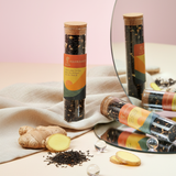  Trà Hoa Thảo Mộc Asian Sunset - Ống Thủy Tinh Nút Bần 15g 