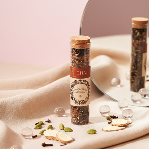  Trà Hoa Thảo Mộc Chai Tea - Ống Thủy Tinh Nút Bần 15g 