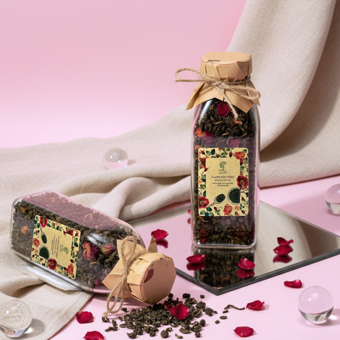 Trà Oolong Hoa Hồng Trà Hoa Thảo Mộc