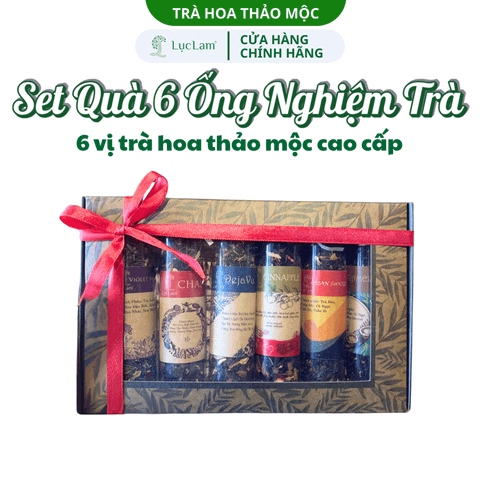  Set Quà Tặng 6 Ống Nghiệm Trà 