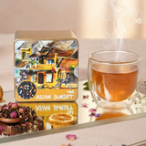  Trà Hoa Thảo Mộc Asian Sunset - Hộp Thiếc Vuông Màu Nước 50g 