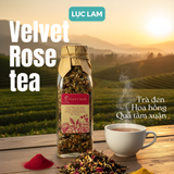  Trà Hoa Thảo Mộc Velvet Rose - Chai thủy tinh vuông 