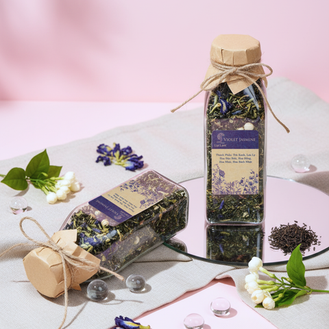 Trà Violet Jasmine Trà Hoa Thảo Mộc